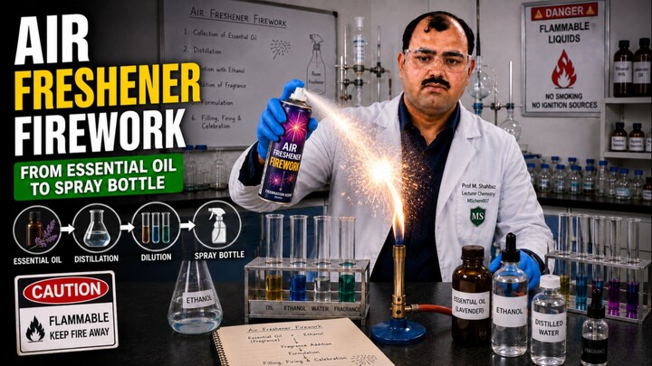 Air freshener| Intermediate part l & ll | Chemistry practical | For 9th, 10th 11th & 12th class|