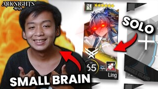 Ketika Small Brain Dokutah Nyoba Solo Ling Stage !! | Arknights TB-8 Golden Glow