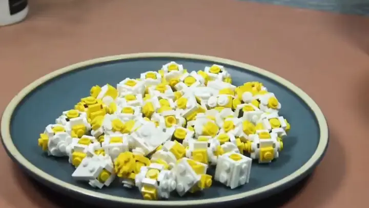 Exploding Lego popcorn, the upgraded version is too tempting!