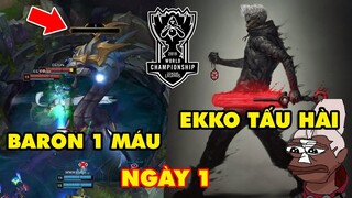 All Highlight CKTG 2019 ngày 1: Cú trừng phạt Baron 1 máu - Ekko tấu hài cực mạnh tỷ lệ thua 100%