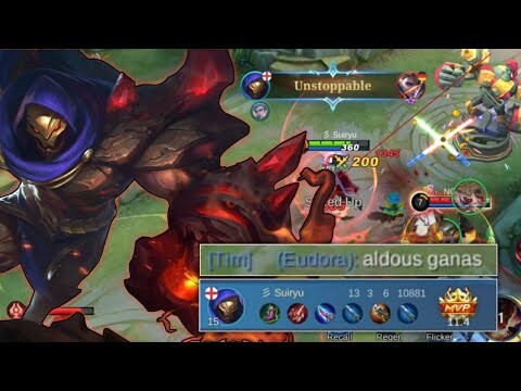 Aldous Full Damage ! Sekali Hantam Auto Pulang - Mobile Legends