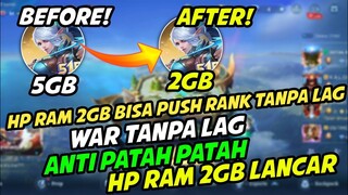 Cara Mengatasi Lag Dan Patah Patah Mobile Legend Setelah Update | Memperkecil Ukuran Mobile Legend