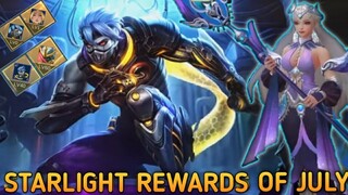 JULY STARLIGHT ALL REWARDS | ROCCO YT | MOBILE LEGENDS 2020