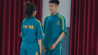 校服下的摩登舞太酷啦！专属于国标生的青春风采#淮南世际艺术学校 #褚明钊马欣媛 #李勇泽冯田青的学生们