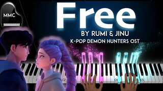 Free by Rumi & Jinu (KPOP Demon Hunters OST) piano cover + sheet music + lyrics