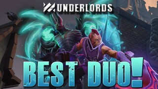 The Ultimate DUO (Demon Hunter) + BRAWNY | Dota Underlords Indonesia