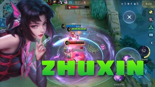 BRUTAL DAMAGE ZHUXIN GAMEPLAY - MOBILE LEGENDS