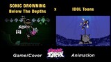 Sonic Drowning “SINK” (Below The Depths) | GAME x FNF Animation