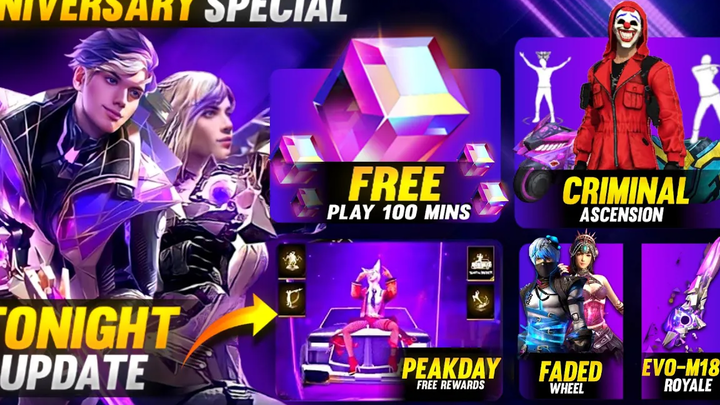 ฟรี EMOTE EVENTครบรอบ 5 ปี FREE FIRE FREE FIRE ครบรอบ 5 ปี KAB AYEGAFREE FIRE กิจกรรมใหม่