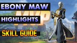 EBONY MAW SKILL GUIDE AND HIGHLIGHTS (SUPPORT) - MARVEL SUPER WAR