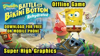 SPONGEBOB SQUAREPANTS BATTLE FOR BIKINI BOTTOM GAME On Android Phone | Tagalog Tutorial | Gameplay