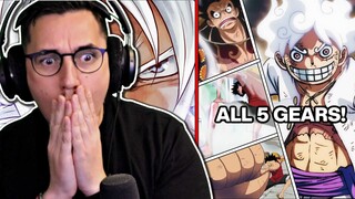 Huge Dragon ball fan REACTS to All 5 GEARS in One Piece - Dragon ball VS One Piece.