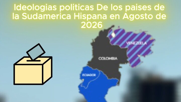 Ideologías políticas de Sudamérica hispana en agosto de 2026