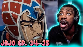 SO MUCH SADNESS!!!  Jojo's Bizarre Adventure Part 5 Episode 34 & 35 Reaction