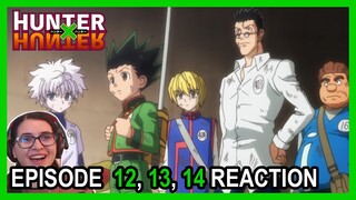 THE HUNTER EXAM'S THIRD PHASE! Hunter x Hunter Episode 12, 13, 14 Reaction