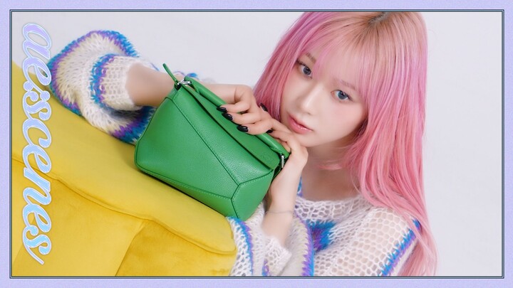 【aespa】The pink princess has arrived 🎀 | aespa GISELLE Harper's BAZAAR Korea photoshoot behind the s