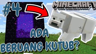Ke NETHER dan Ketemu BERUANG KUTUB - Minecraft Survival #4