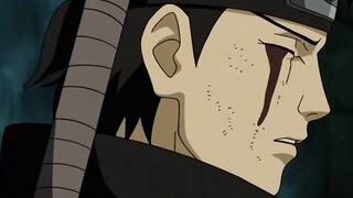 Shisui had his right eye taken away by Danzo, and then entrusted his affairs to Itachi before jumpin