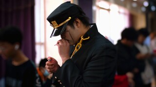 Tidak, tidak ada yang bilang Jotaro bisa menyanyikan operasi JOJO ketiga.