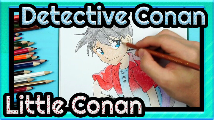 Detective Conan|【Sketching】 Little Conan-Colored Pencil