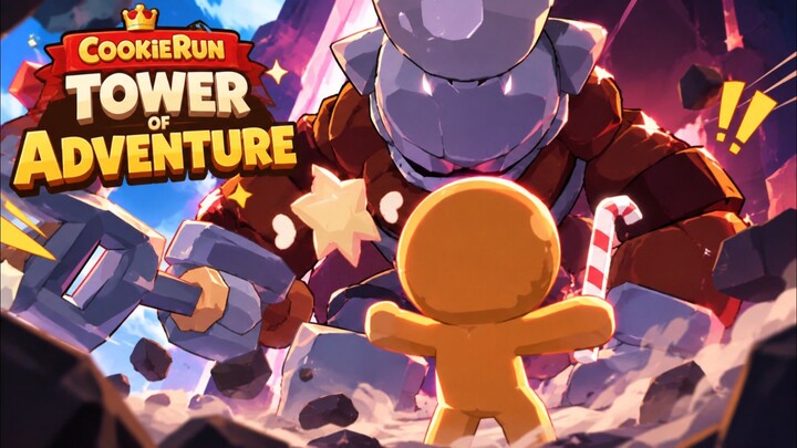 Perjalanan pejuang Cookie Di Mulai. Cookie run Tower of adventure game play.