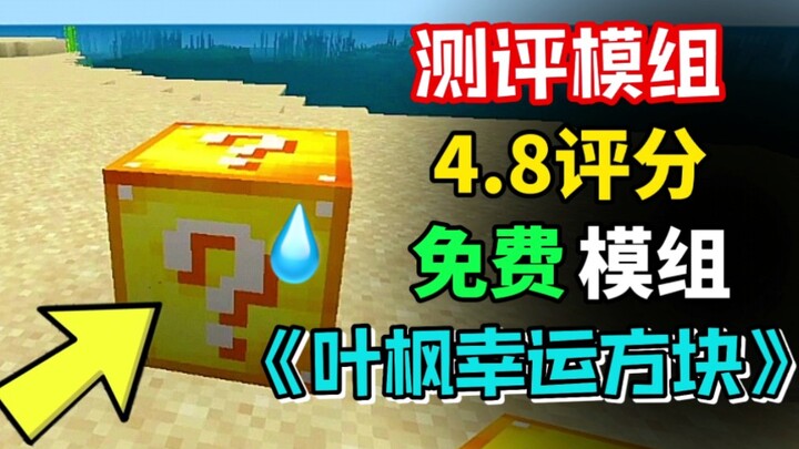 รีวิวม็อด MC: ม็อดฟรีคะแนน 4.8 บล็อกแห่งความโชคดีฟรีจากสตูดิโอเย่เฟิง