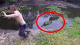 Cá Sấu Mẹ Nổi Cơn Thịnh Nộ Rượt Đuổi Thanh Niên Đã Bắt Con Của Nó | Động Vật Kỳ Diệu #09