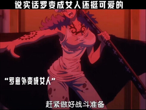 “说实话罗变成女人还挺可爱的”