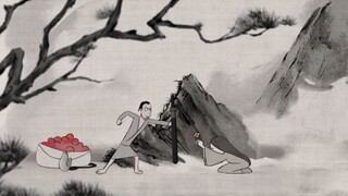 Award-winning Chinese-style ink-and-wash animation short film "Sword"