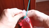 Plastic bag buckles, quick knotting tips
