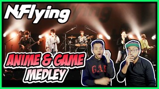 ANIME FANS REACT TO N.FLYING - ANIME & GAME MEDLEY REACTION