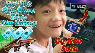 [Free Fire] Phú Hoảng Hốt Được NTT PHÊ Tặng Kim Cương, Phú Đòi Solo Chốt Kèo Kim Cương