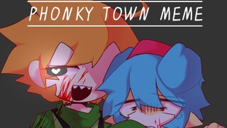 【FNF/PB】PHONKY TOWN //Animation meme//AU