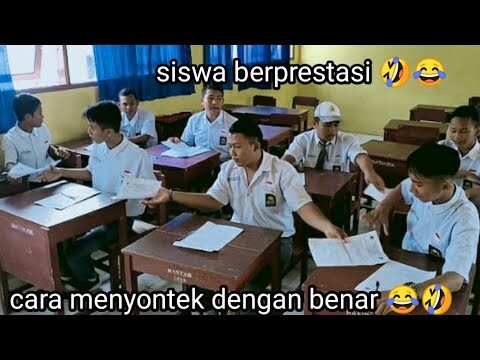 Vidio lucu - | siswa ulangan ngakak😂