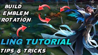 NEW LING TUTORIAL 2022 | BEST ROTATION ON THE NEW MAP | MOBILE LEGENDS