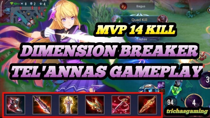 TEL'ANNAS DIMENSION BREAKER MVP CRITICAL+ATK SPD