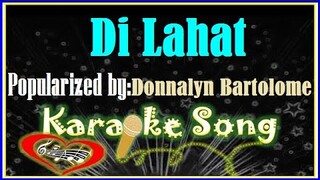 Di Lahat Karaoke Version by Donnalyn Bartolome- Minus One- Karaoke Cover