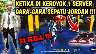 IOG BION DIKEROYOK GARA-GARA SEPATU JORDAN || FREE FIRE