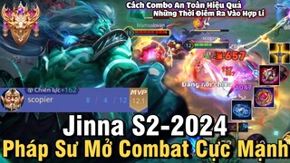 Jinna S2-2024 Liên Quân Mobile | Cách Chơi, Lên Đồ, Phù Hiệu, Bảng Ngọc cho Jinna S2 2024 Đi Mid