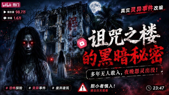 诅咒之楼的黑暗秘密｜多年无人敢入，夜晚真的有怨灵出没吗？