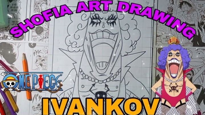 drawing ivankov dari anime one piece
