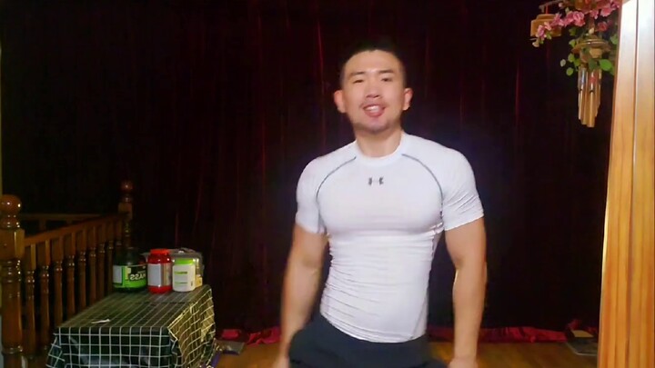 [Full Moon] Purple Night pporappippam cover dance - the little muscle male fan tries hard to eat pin