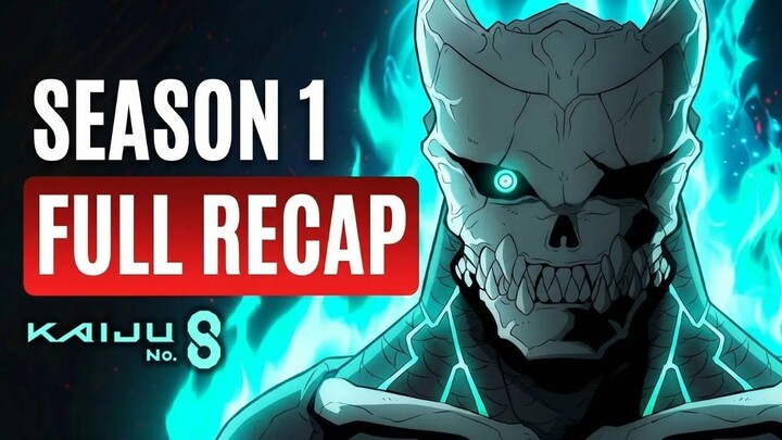 Kaiju No.8 Season 1 COMPLETE in 9 MINUTES!   Full Recap