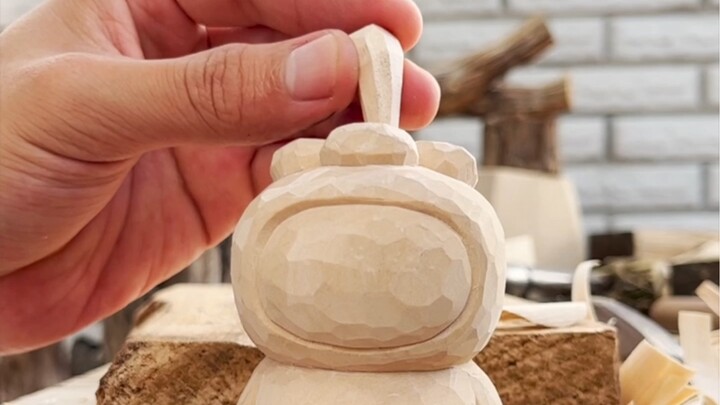 [Kevin’s Wood] Wood Carving: A Mangosteen That Brings You Joy