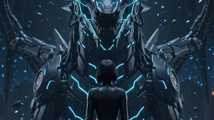 Cyber Dragon Awakens | AI Sci-Fi
