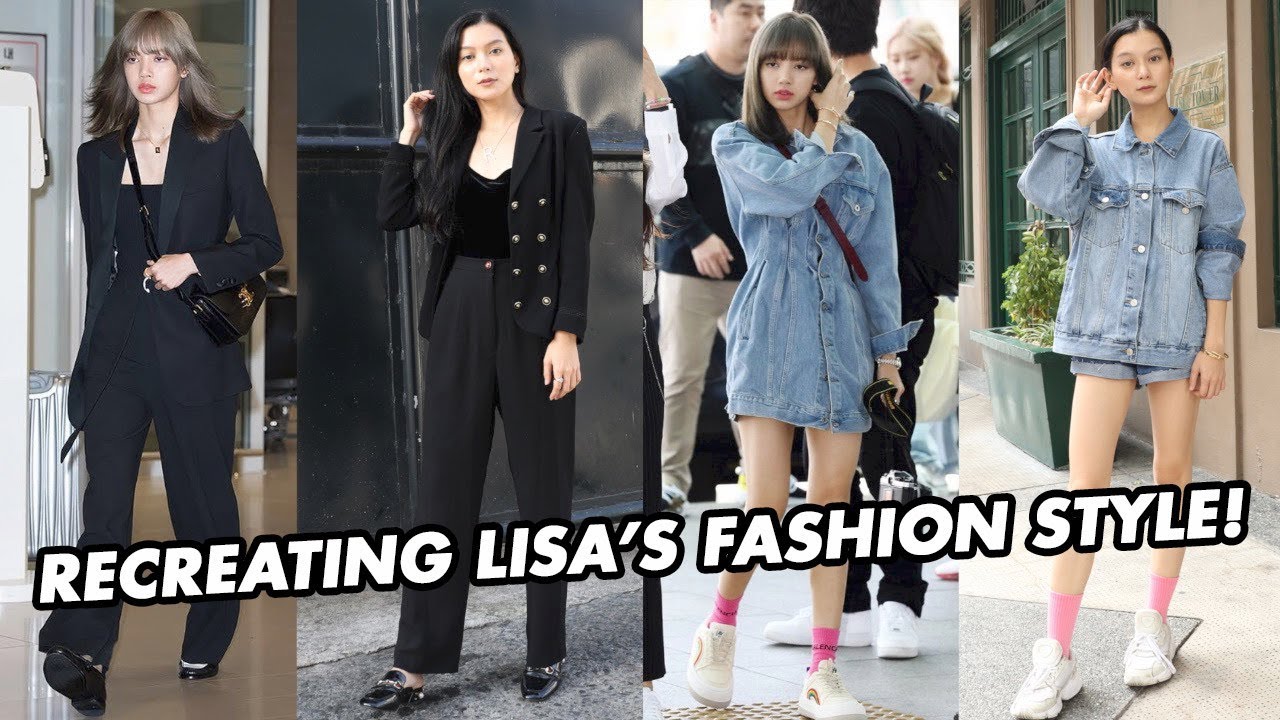 BEST BLACKPINK LISA AIRPORT FASHION 