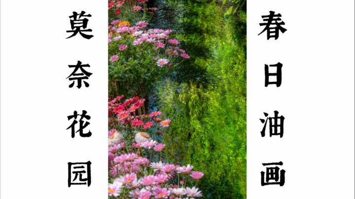 For a fleeting moment, it was as if I had wandered into a springtime oil painting from Monet’s garde