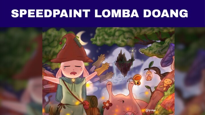 SPEEDPAINT DUNIA FANTASY! KOK BISA COLORING NYA BAGUSS? (GA ADA DUB VER)