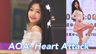 深圳的美丽传说 菠萝包本包 AOA Heart Attack kpop随舞路演翻跳直拍 深圳sister随机舞蹈