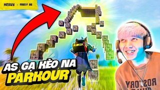 Thử thách nhảy vượt chướng ngại vật trong map 1000 thùng gỗ | HEAVY Free Fire